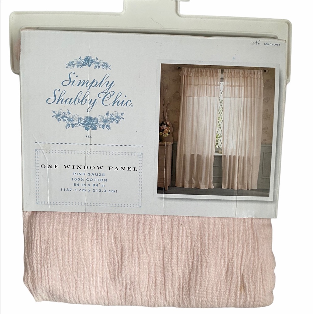 Simply Shabby Chic New Pink Gauze Curtains